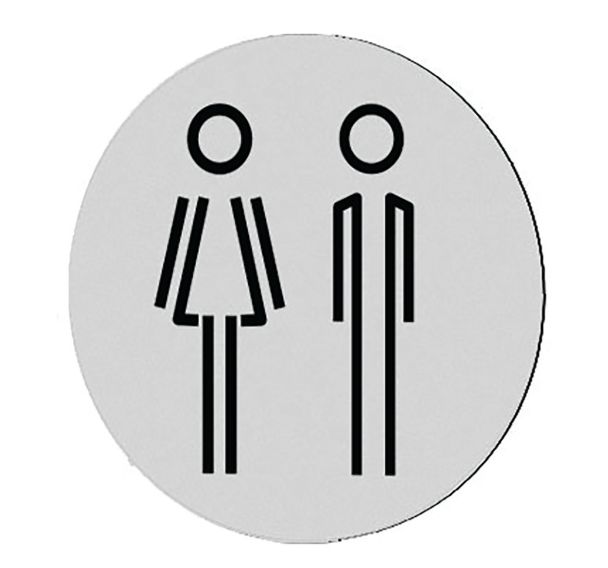 Plaque porte Picto rond