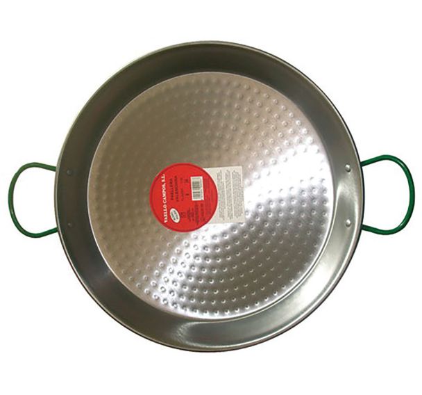 Plat paëlla acier poli d.46cm 0146