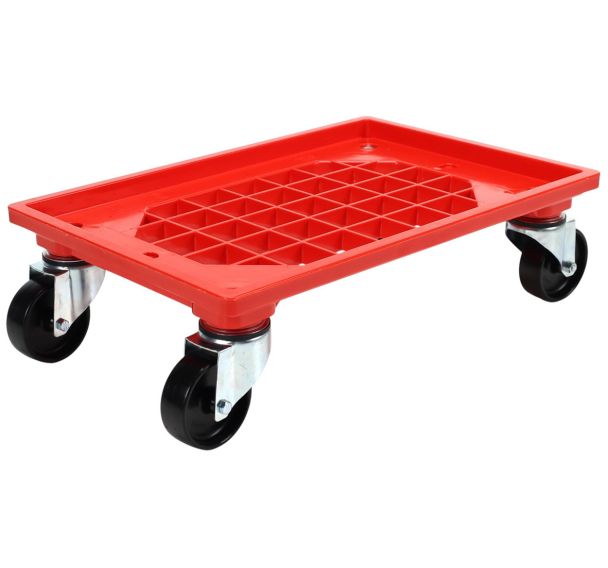 Plateau 4 roulettes pivotantes Force 250 kg - 600 x400 mm