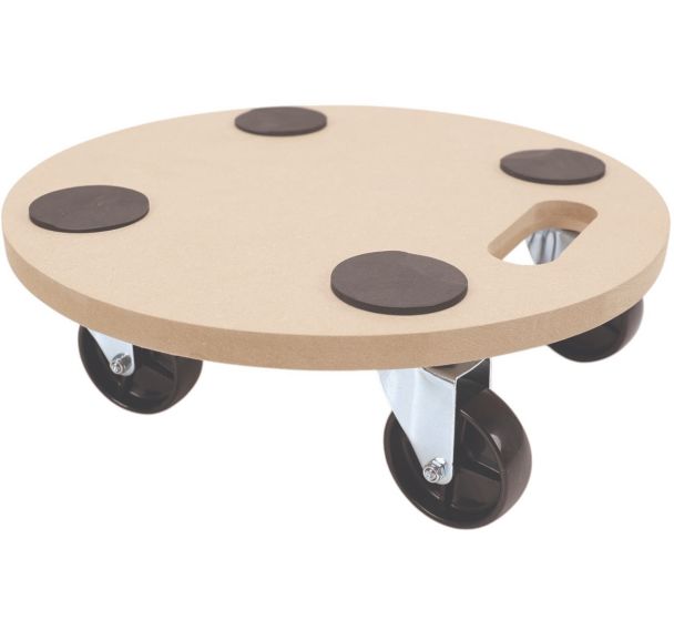 Plateau roulant rond - Force 200 kg - Manutan Expert