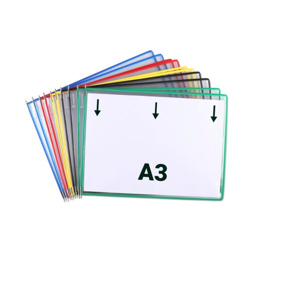Poche à pivots - A3 - paysage - assorti