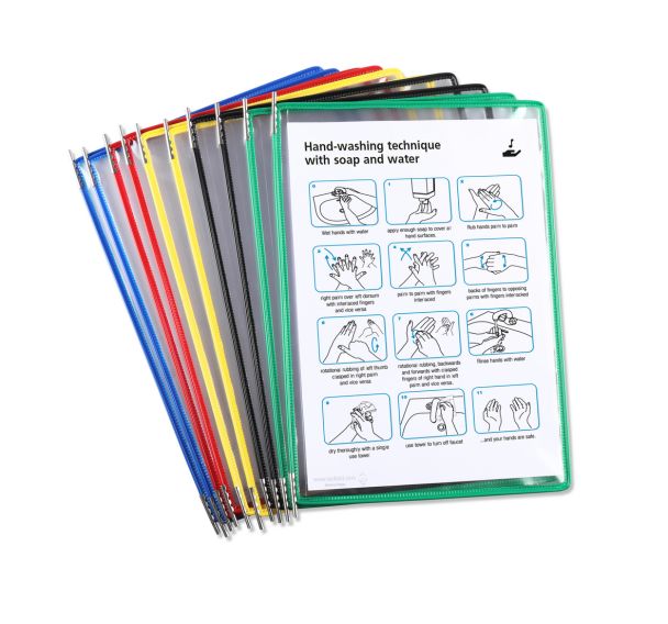 Poche à pivots antimicrobienne - A4 - Assorti