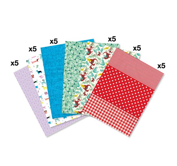 Pochette 30 feuilles décopatch collectivité enfants