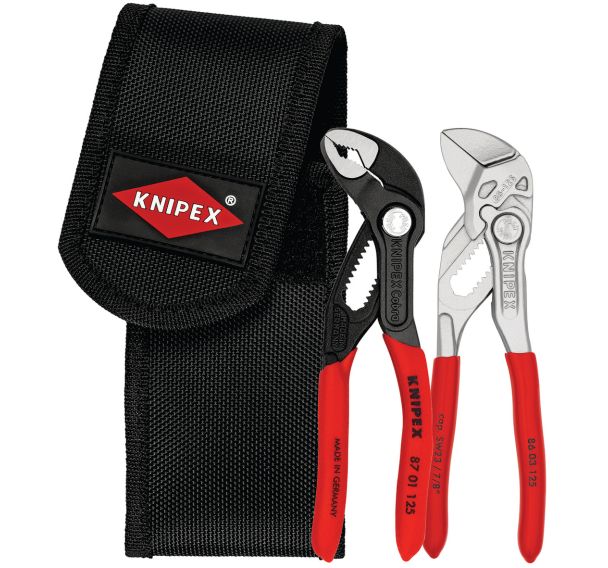 Pochette ceinture à outils avec lot 2 mini-pince