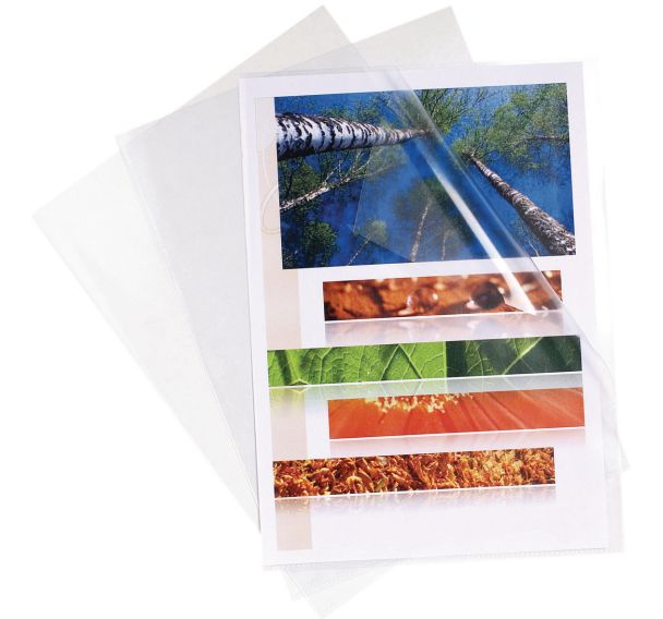 Sachet de 10 pochettes coin lisse A4 - Exacompta