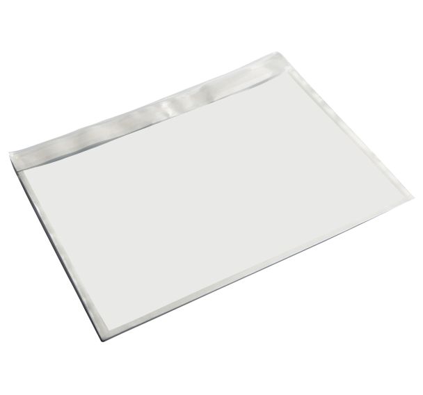 Pochette porte-documents - Kraft blanc - Sans impression