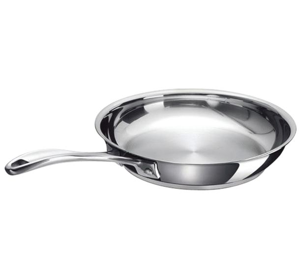 Poêle lisse inox 30 cm chef Beka line