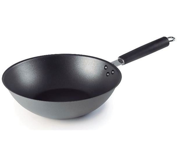 Poêle wok 28cm en acier revêtu