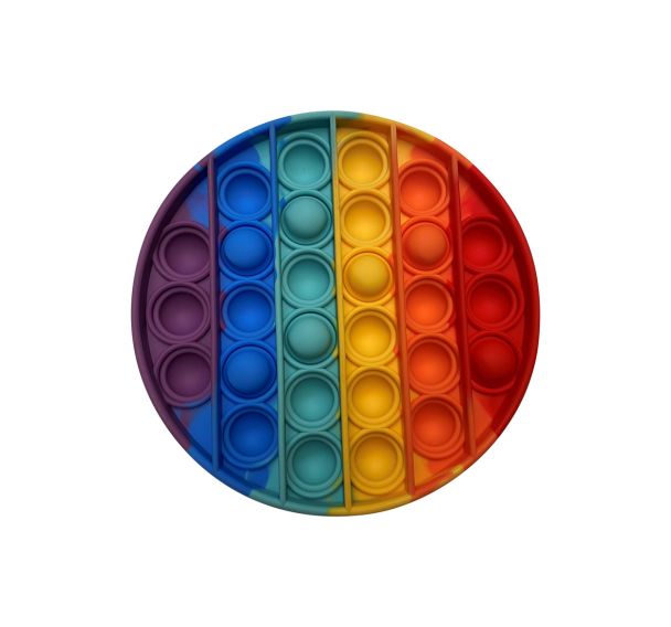 Pop It rond multicolore