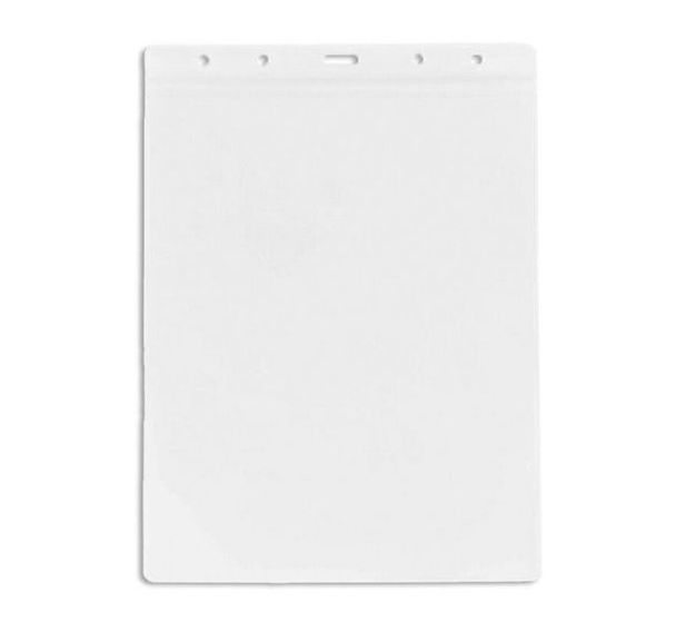 Porte-badge A5 hermétique transparent souple