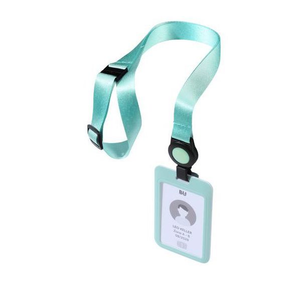 Porte-badge ajustable avec enrouleur et tour de cou - Avery
