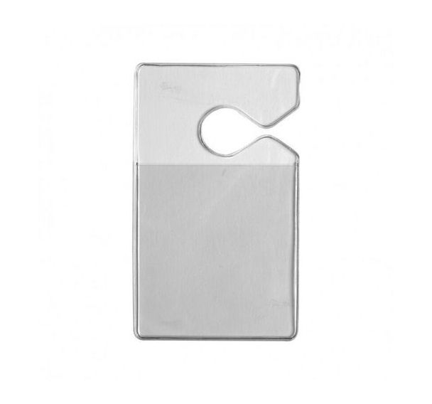 Porte-badge véhicule avec accroche rétroviseur