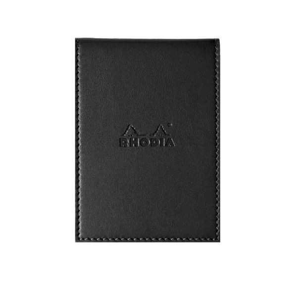 Porte-bloc noir avec porte-crayon + bloc n 11 5x5