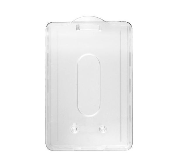 Porte badge avec 1 face cristale / 1 face dépolie -Lot de 100- Sogedex