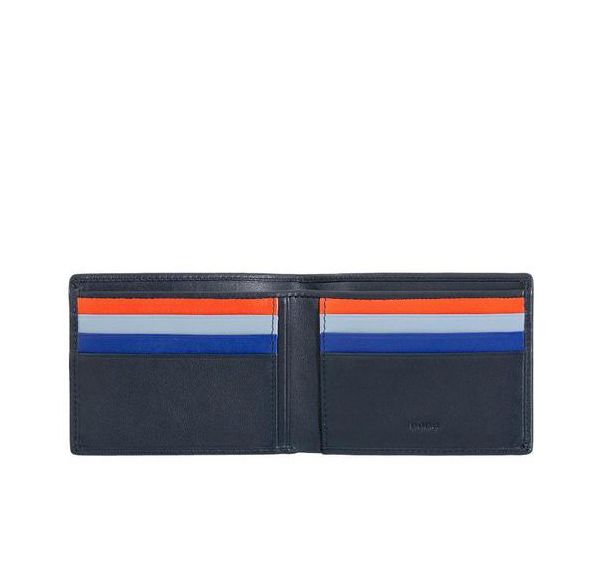 Portefeuille RFID 11 poches bleu marine