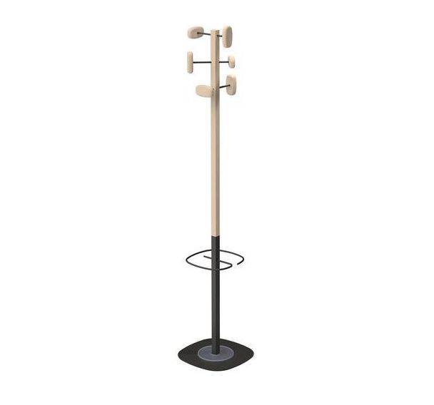 Portemanteau Épi Sherwood avec porte-parapluie - Bi-matière