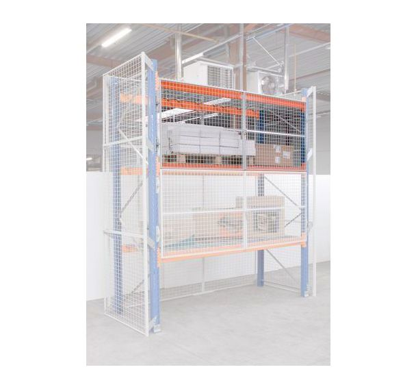 Portes grillagées cadenassables pour rack à palettes - Manorga