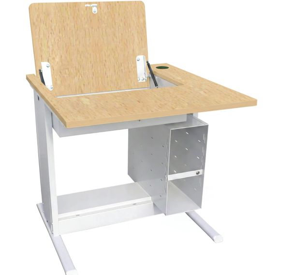 Poste Man Modulo escamotable, support UC barre - Manutan Expert