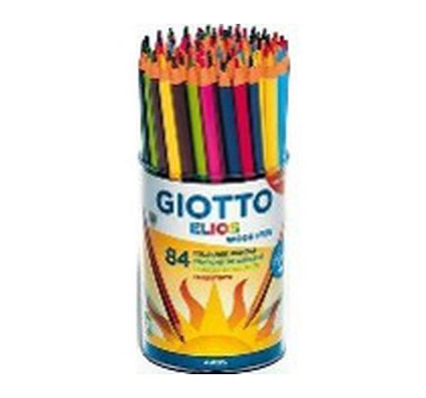 Pot 84 crayons 18 cm Elios Tri Omyacolor Giotto