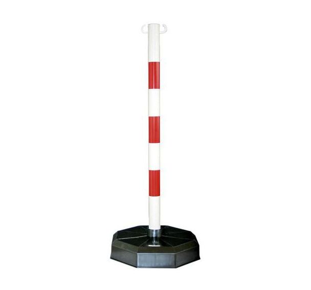 Poteau PVC sur socle lesté à 9 Kg - Croso