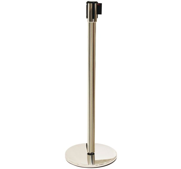 Poteau acier inoxydable à sangle - 5m - Acier - Manutan Expert