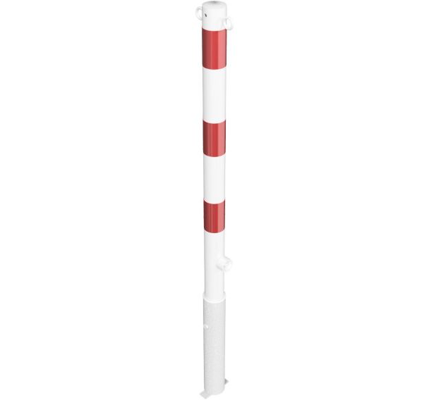 Poteau amovible blocage triangulaire réfléchissant 2 anneaux-Schake