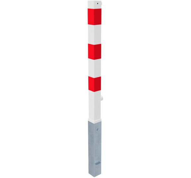 Poteau amovible blocage triangulaire réfléchissant anneau - Schake