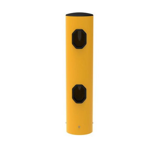 Poteau de connexion central barrière modulaire - Kit Double