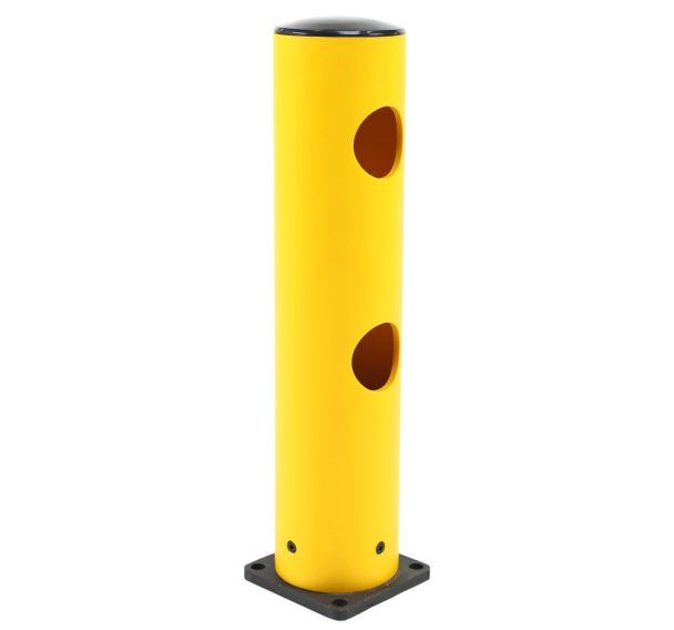 Poteau de connexion d'extrémité barrière modulaire