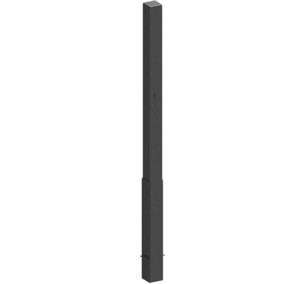 Poteau de dissuasion amovible triangulaire 2 anneaux-8mm