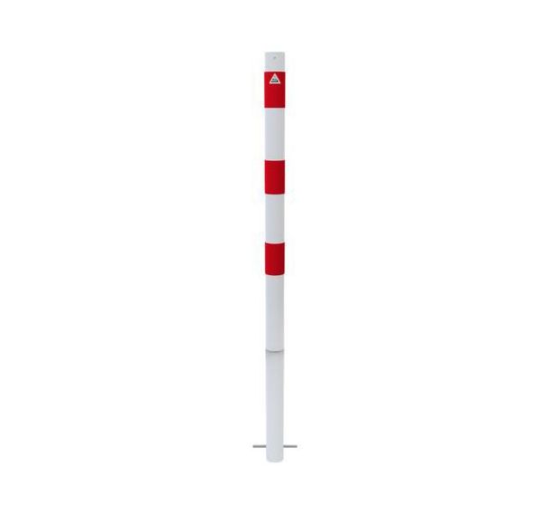 Poteau de dissuasion stationnaire à bétonner banréfléchissantes-Schake