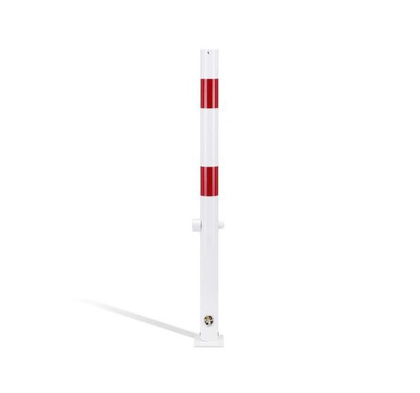Poteau de parking rabattable Ø60mm - Platine