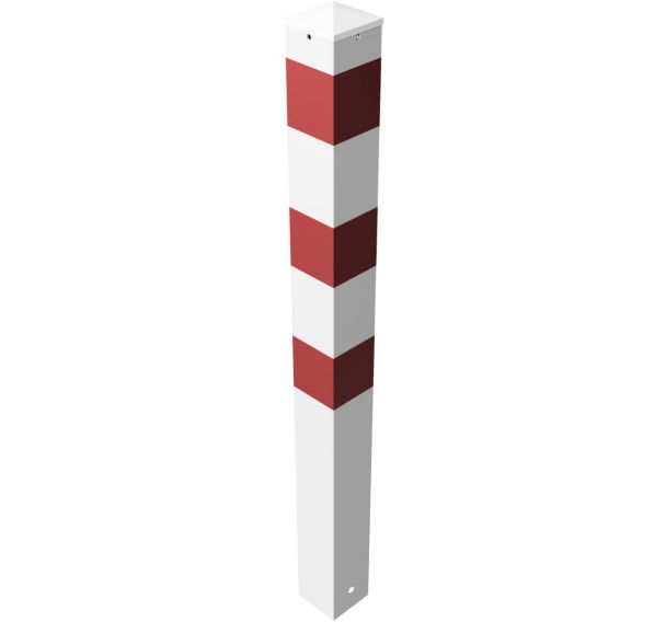 Poteau stationnaire bétonner avec anneau-100x100x3mm