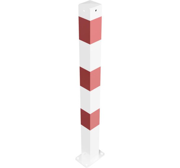 Poteau stationnaire bétonner banréfléchissantes anneau - Schake