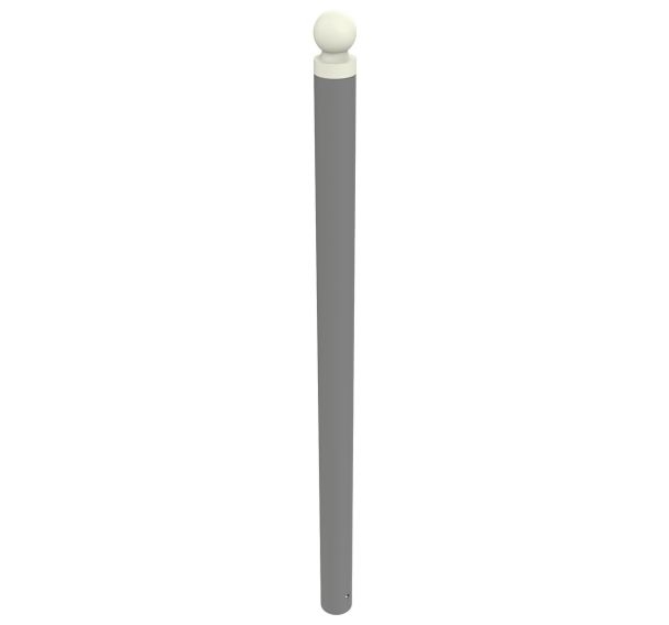 Potelet BOOPI PMR tête boule métal hauteur 1.20 m - Buton Design