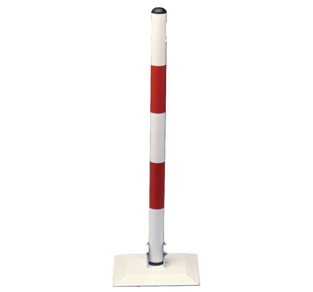 Potelet sur socle carré rabattable - Mottez
