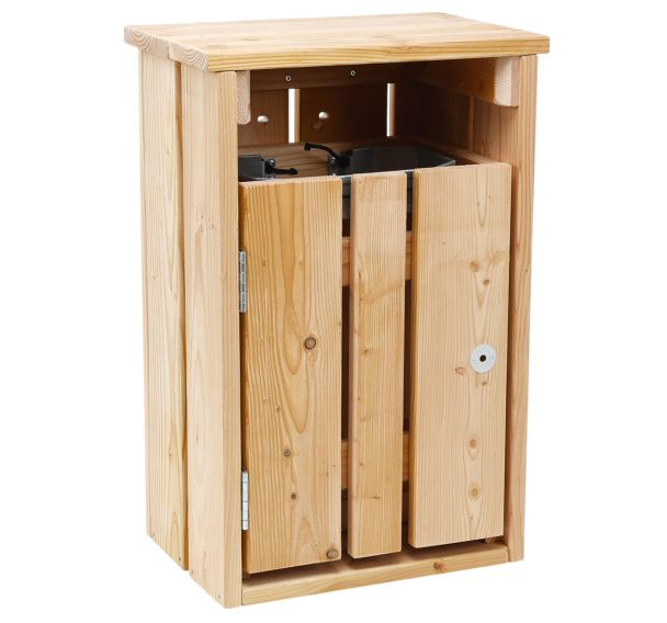 Poubelle 35 L bois