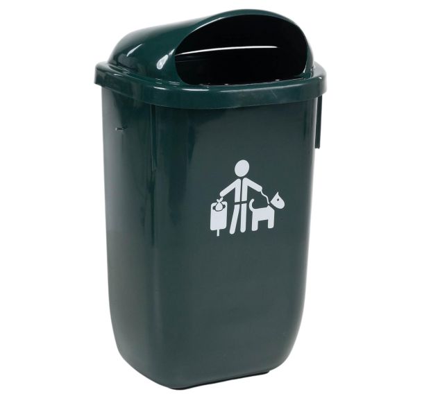 Poubelle 50 L PEHD - Manutan Expert