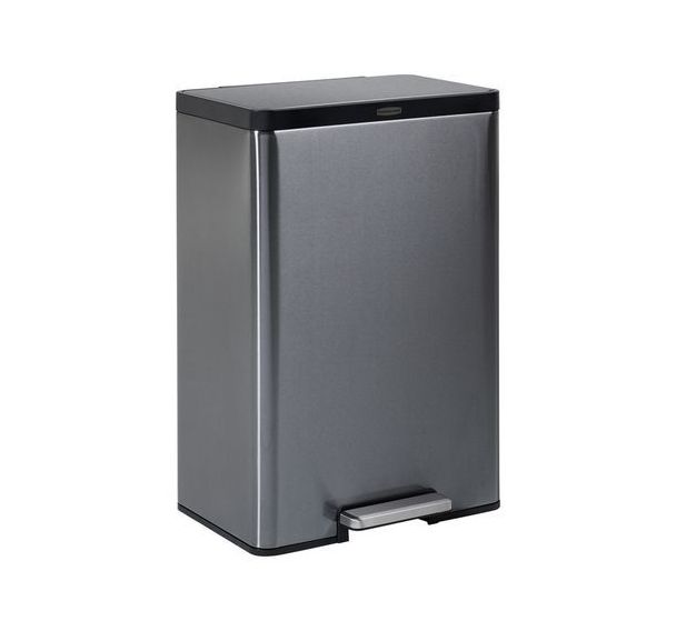 Poubelle Elite à pédale en acier inoxydable 45L - Rubbermaid