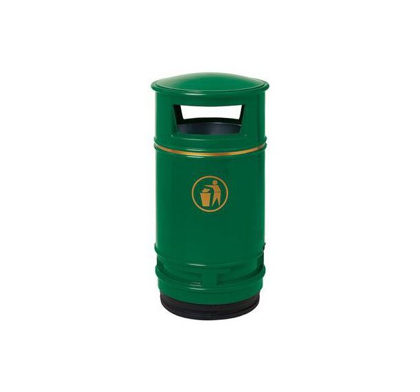 Poubelle Morvan 90 L à poser - serrure - Procity