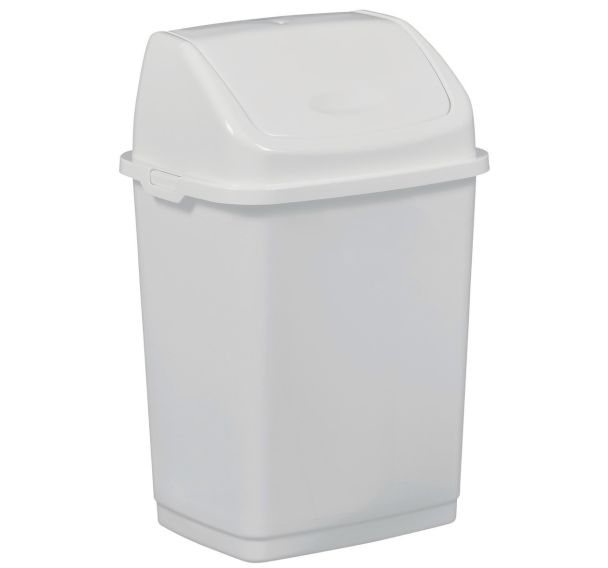 Poubelle Plastique à couvercle Basculant Clap - Rossignol Pro