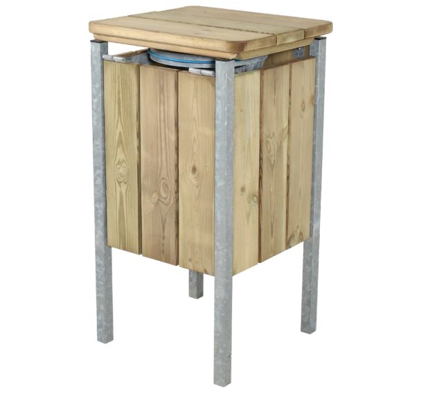 Poubelle Pontusval 100L - pin