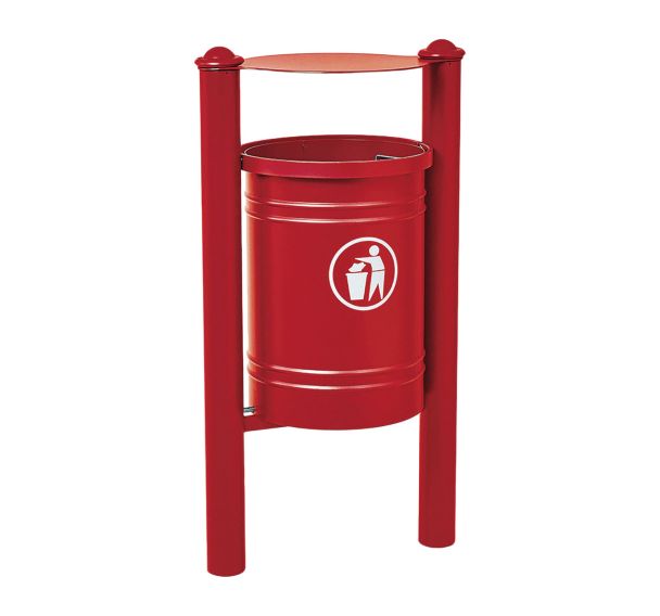 Poubelle Saintonge 40 L seau pommeau Agora - Procity