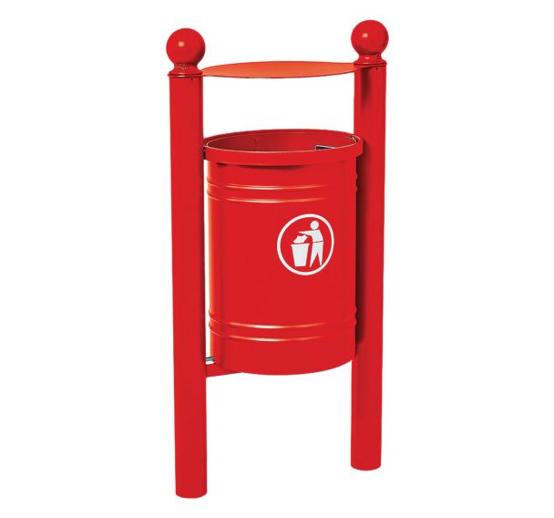 Poubelle Saintonge 40 L seau pommeau Boule - Procity