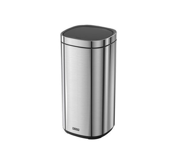 Poubelle Touch 50L en acier inoxydable - DESQ