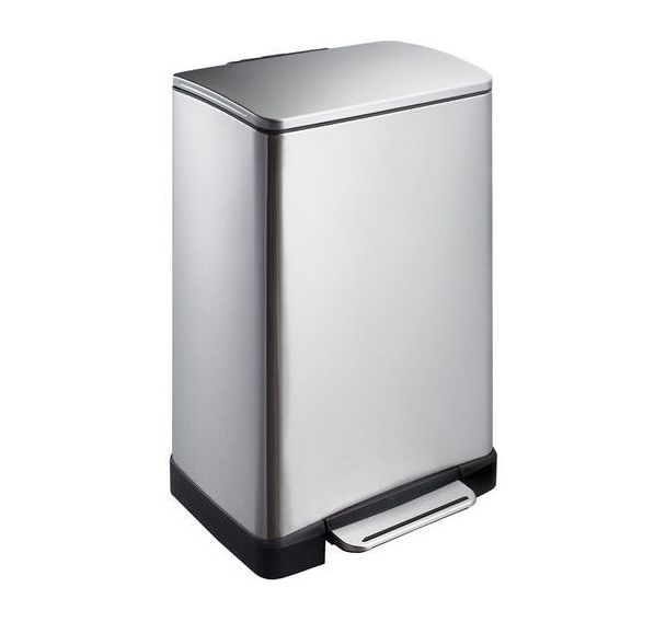 Poubelle à pédale E-Cube rectangulaire- 40 L