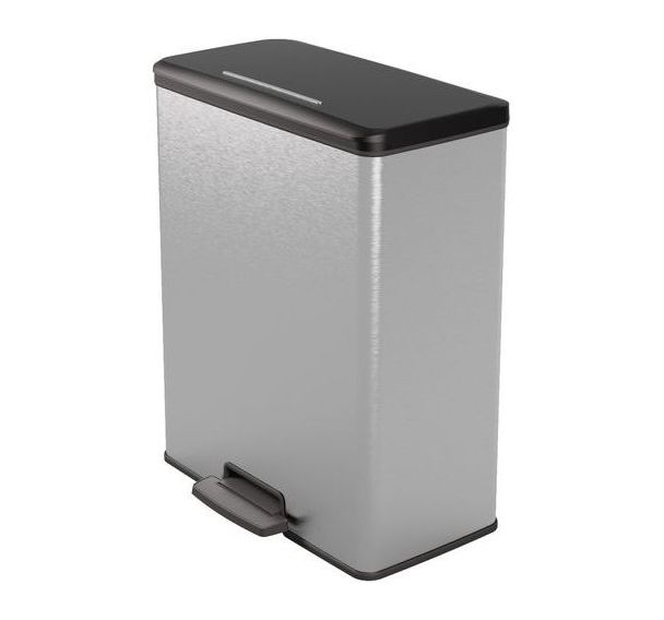 Poubelle à pédale rectangulaire Decobin - 65L