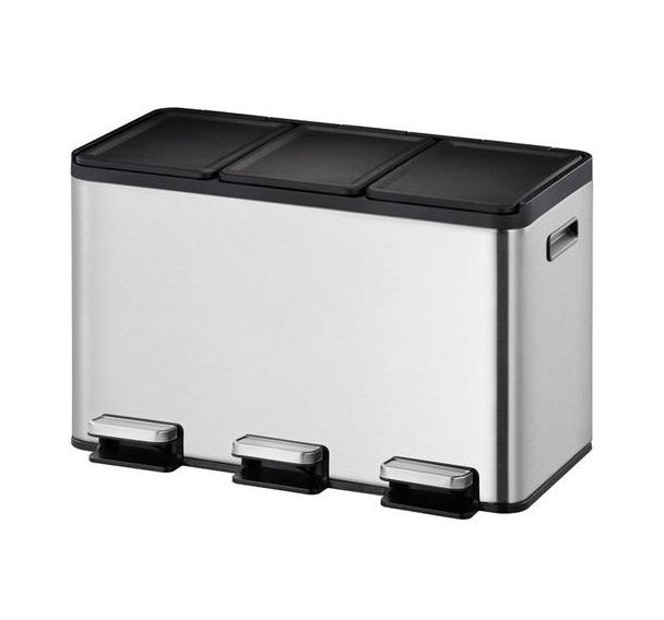 Poubelle à pédale tri sélectif Essential splitted 3x10L