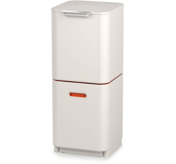 Poubelle de tri compact Totem 2.0 - 40L - Beige