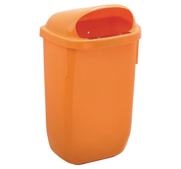 Poubelle murale Xerios - 50l - orange / orange-Rossignol Pro